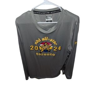 Men's Fanatics Gray NHL All-Star 2024 Toronto Long Sleeve Tee